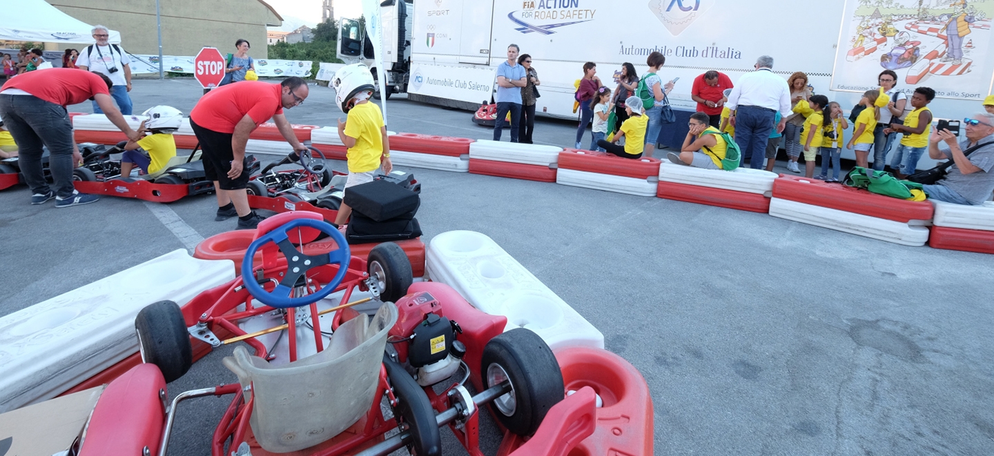 Karting in piazza