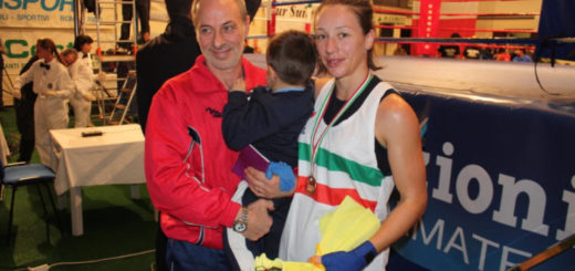 Marzia Davide con Pasquale Davide ed il figlio Giovanni Federico