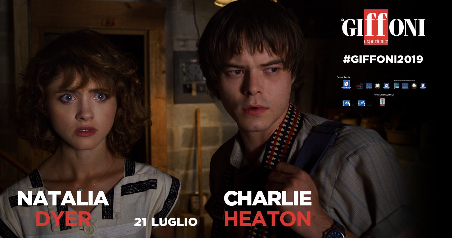 CHARLIE HEATON E NATALIA DYER A #GIFFONI2019